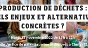 Débat Public : Production de déchets : quels enjeux et alternatives concrètes ?