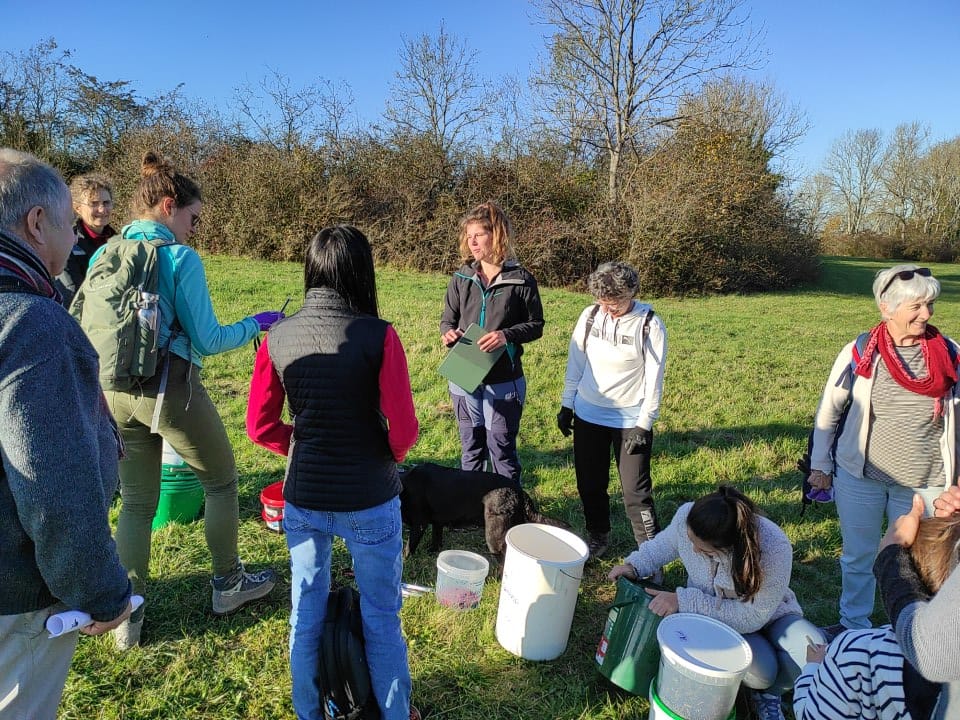 Figure 2 : Journée de collecte organisée par FNE 01 à Val-Revermont (01)