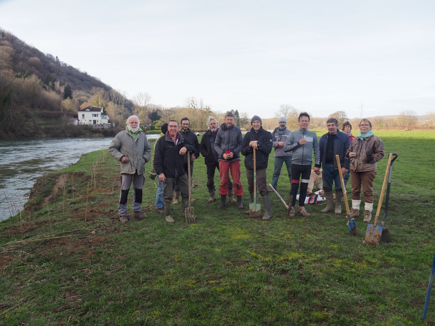 Une partie des planteurs